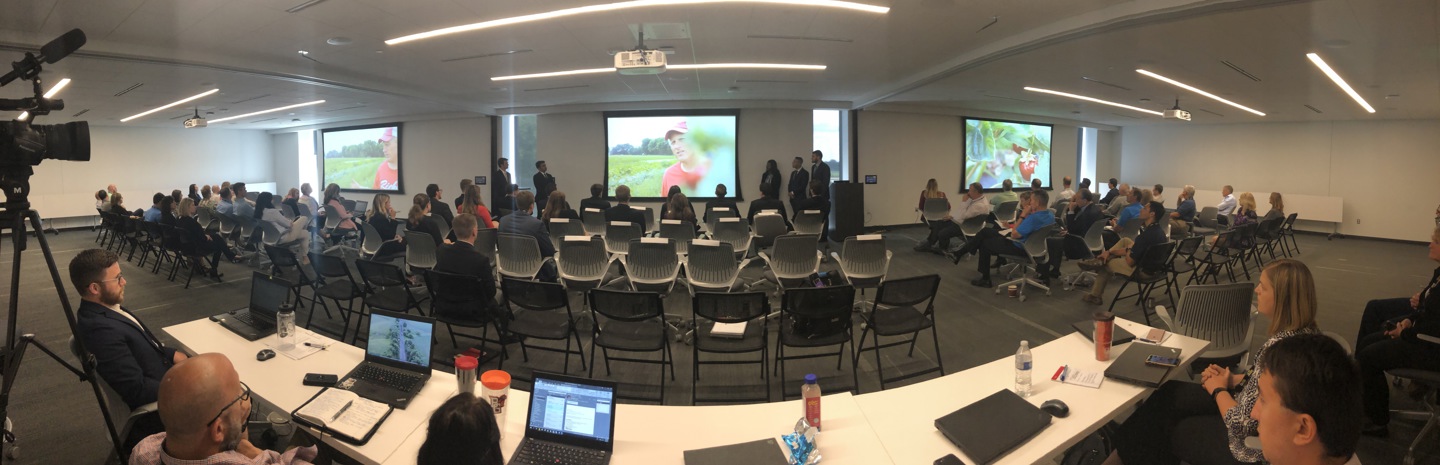 Large intern program meeting in conference room at The Andersons headquarters