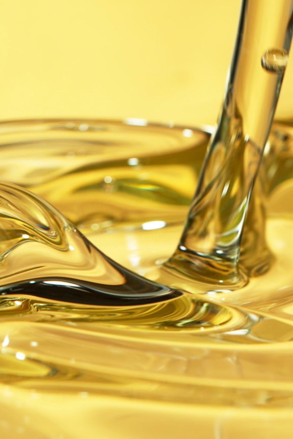 Oil being poured