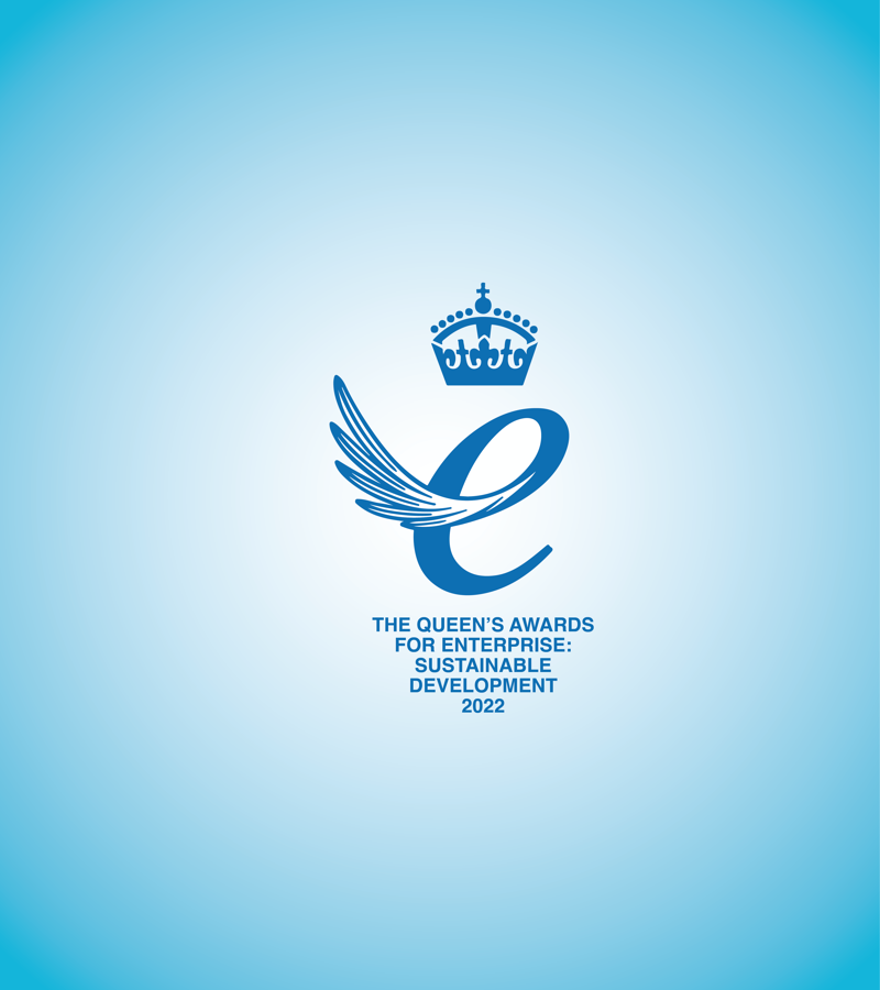 Logo for Queen's Award for Enterprise: Sustainable Development 2022
