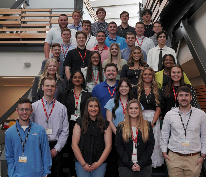 Group of summer interns