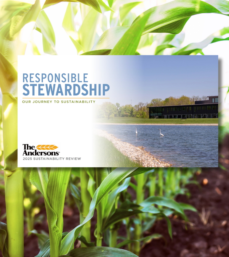 Cover of The Andersons 2025 Sustainability Review